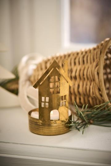 Ib Laursen Kerzenhalte für Teelicht Haus Gloria