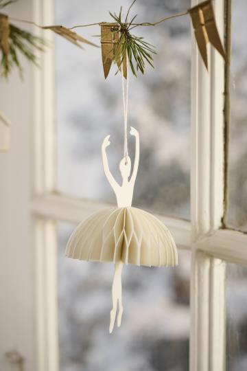 Ib Laursen Scherenschnitt Ballerina weiß