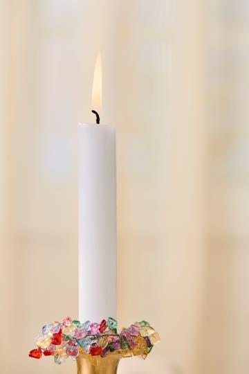 Ib Laursen Kranz mini mit farbigen Perlen Magic and Wishes