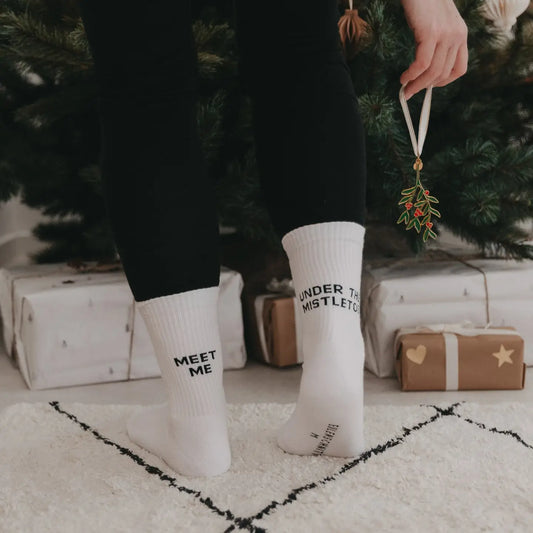 Eulenschnitt Socken Meat me under
