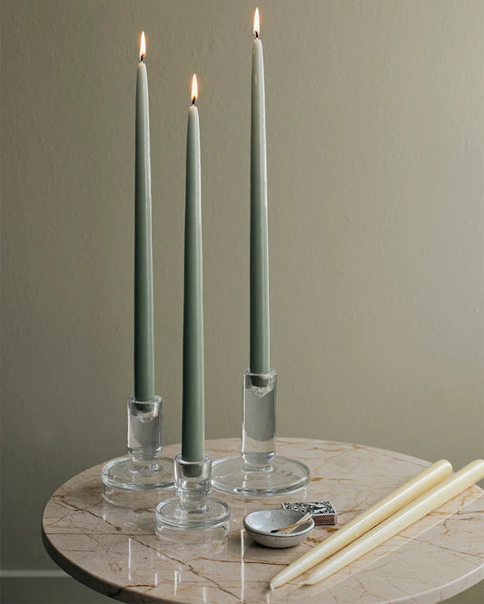 Broste Copenhagen Smooth Glossy 4er Kerzenset