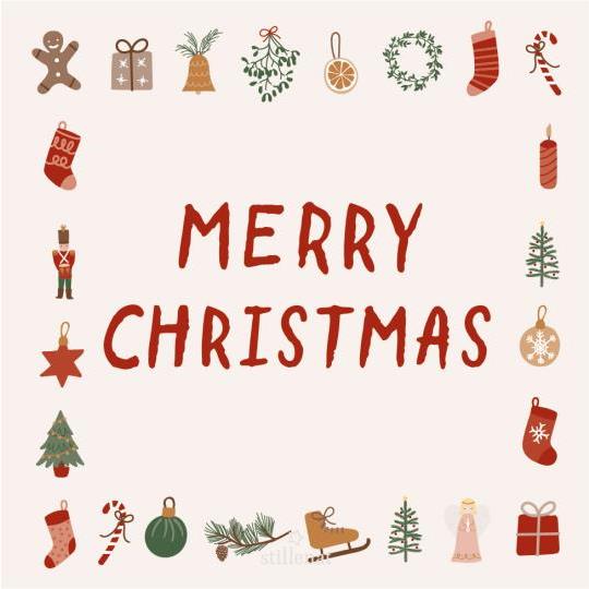 Ib Laursen Serviette Merry Christmas