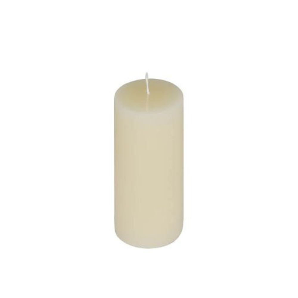 Cylinderkerze Blossom creme 6 Ø 19 h