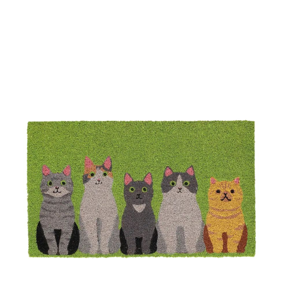 Fußmatte Kokos Katzen L