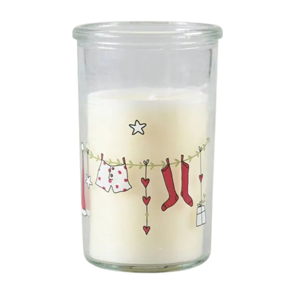 Kerze im Glas 100% Christmas