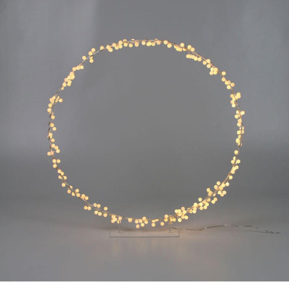 LED Ring Kugeln auf Fuß