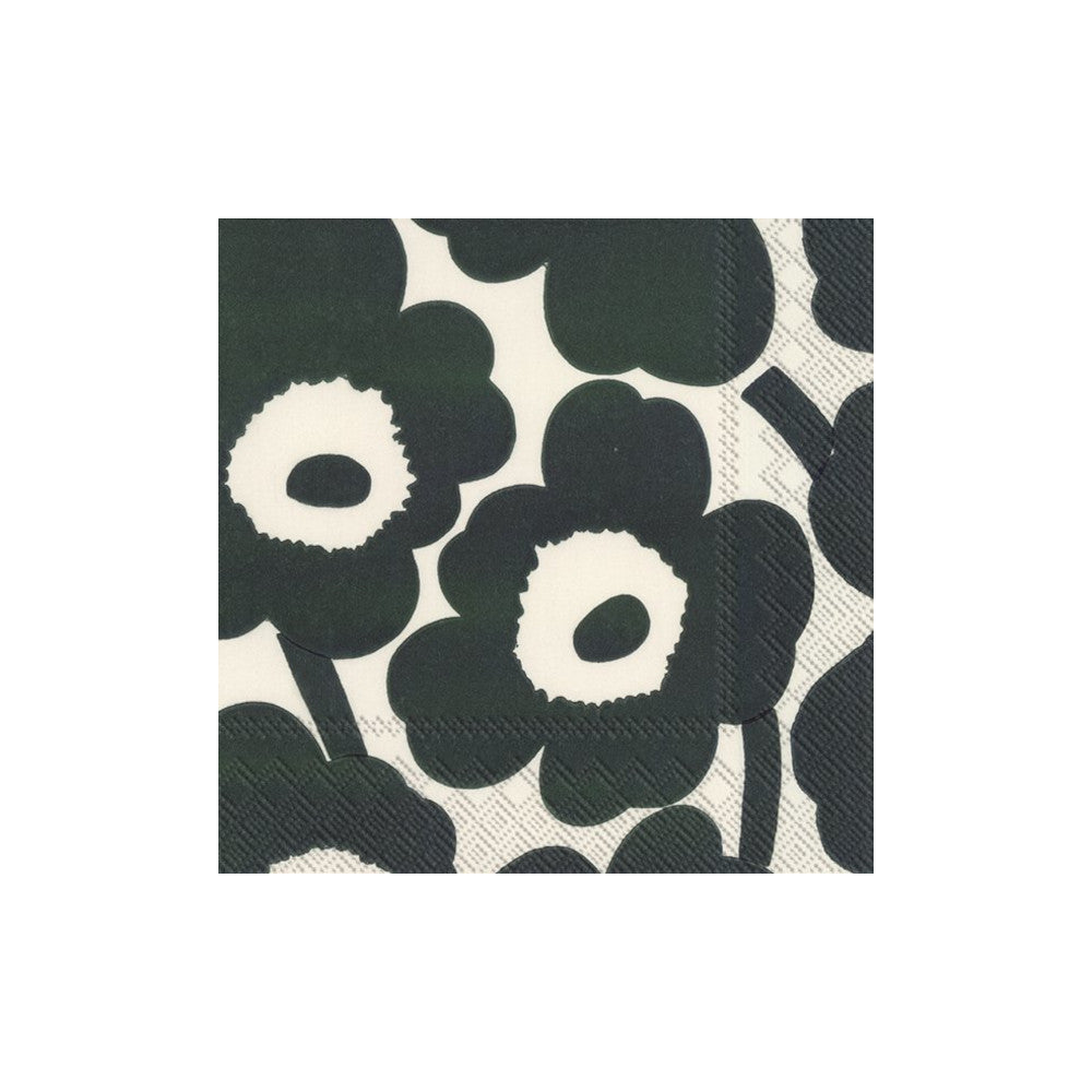 Marimekko_Cocktail_Serviette_UNIKKO_cream_green_C552662