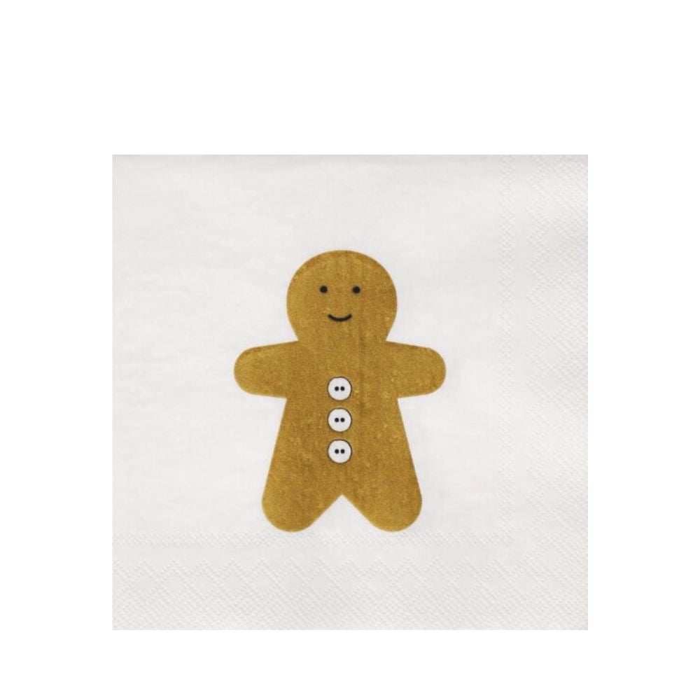 Räder Cocktailserviette 25x25cm, Lebkuchen
