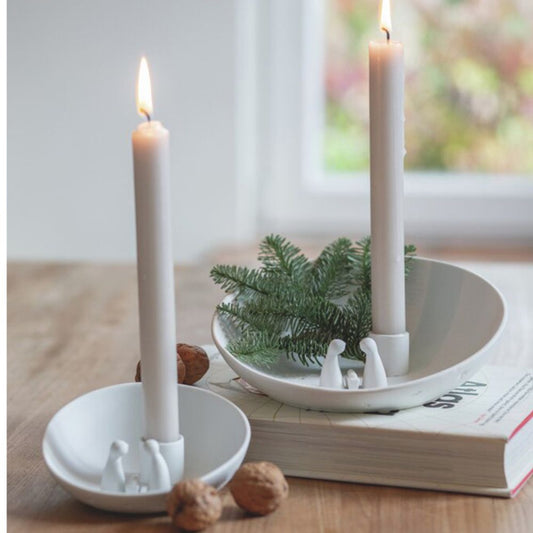 Räder Kerzenschale Krippe klein