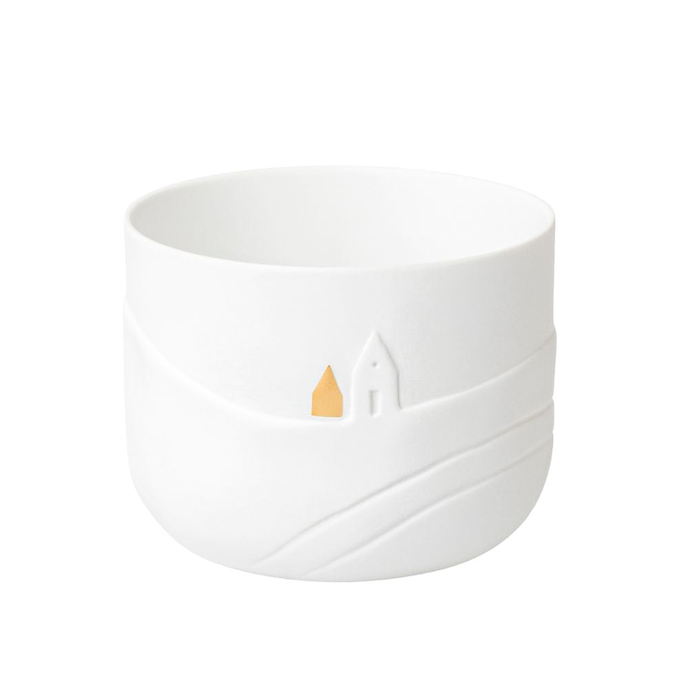 Räder Schneetag Teelicht Schlittenspuren