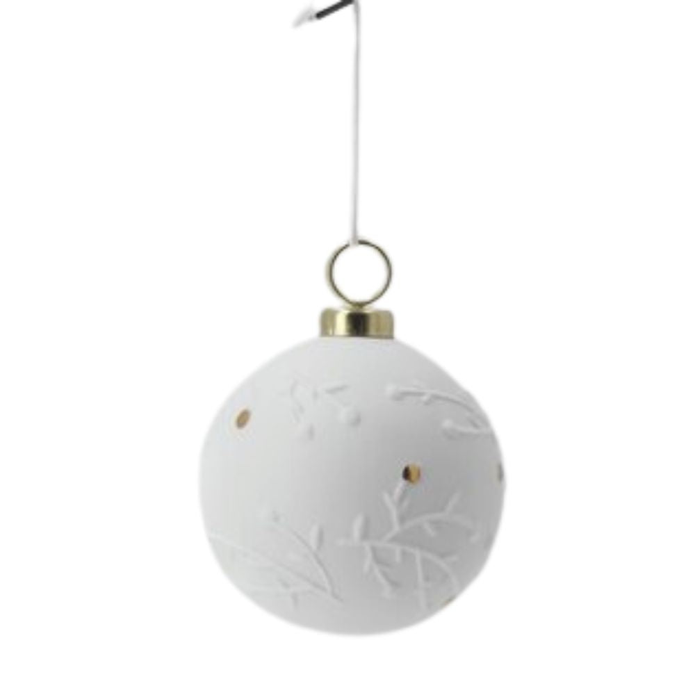 Räder Winterkugel Mistelzweig D.6cm