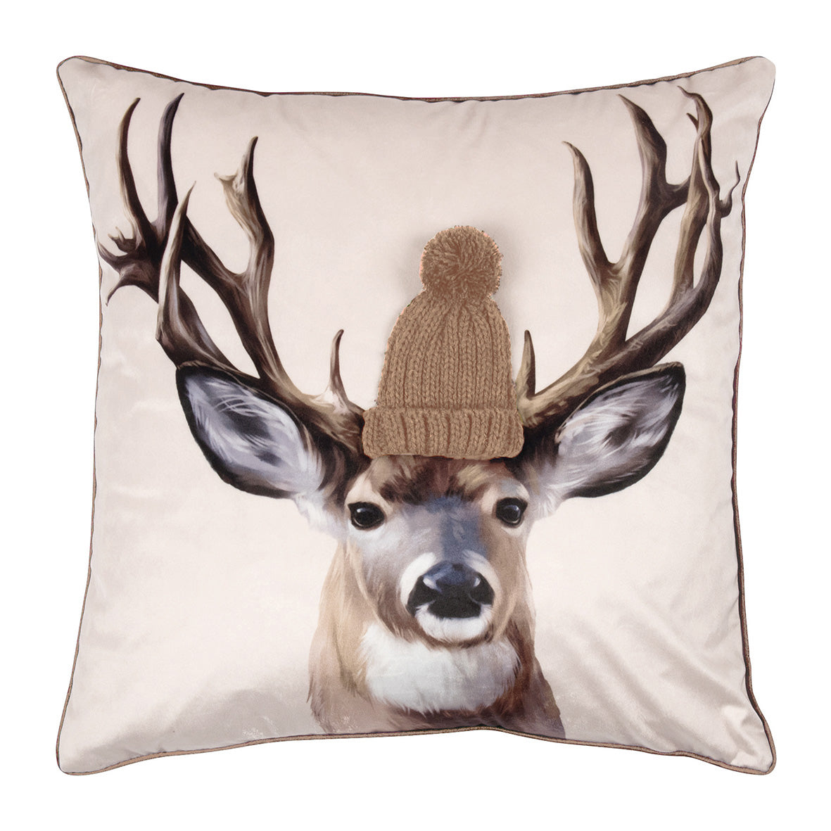 Pad Kissen Reindeer Beige 50x50 cm