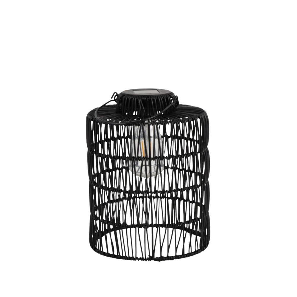 Solar Windlicht Onora S schwarz
