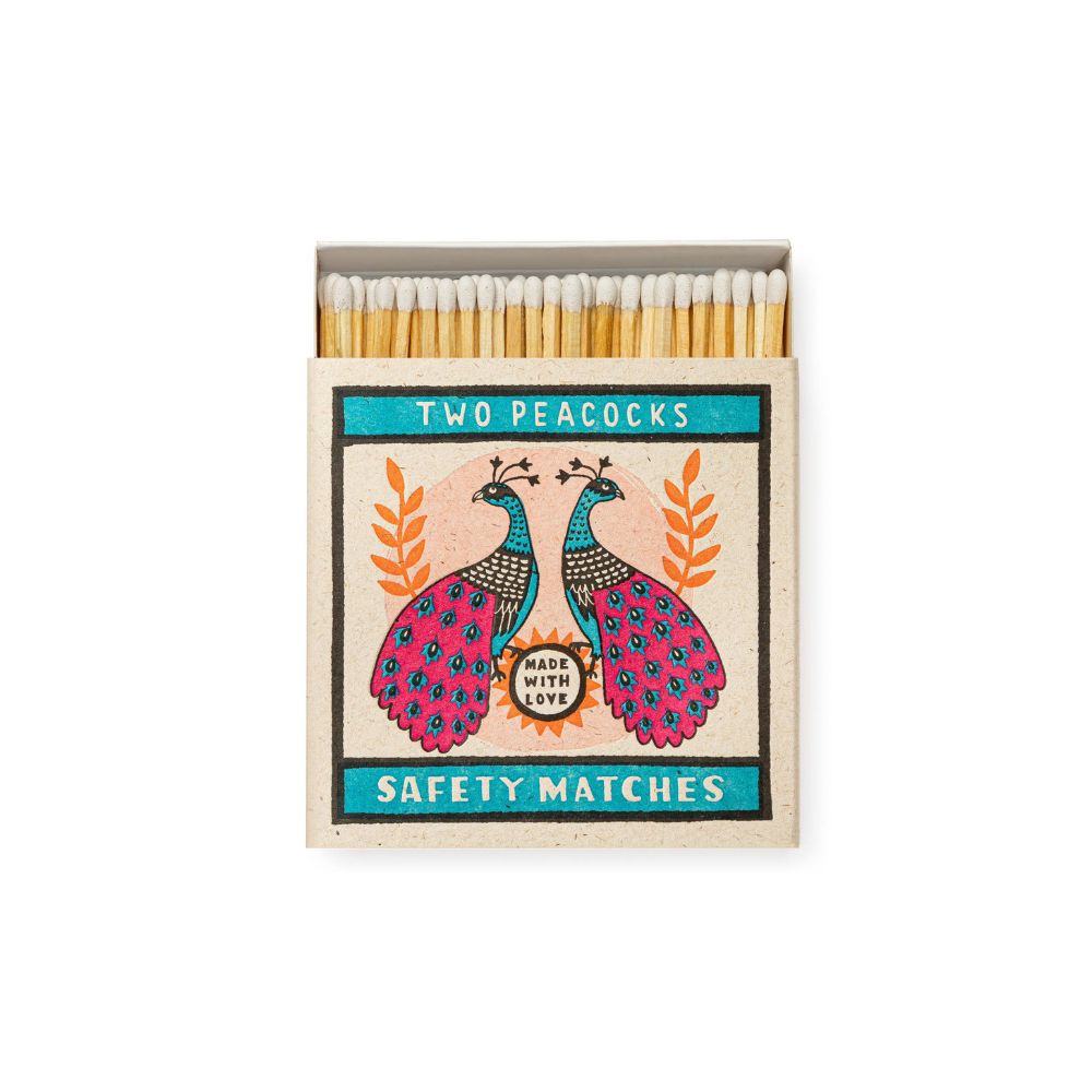 Streichhölzer Two Peacocks