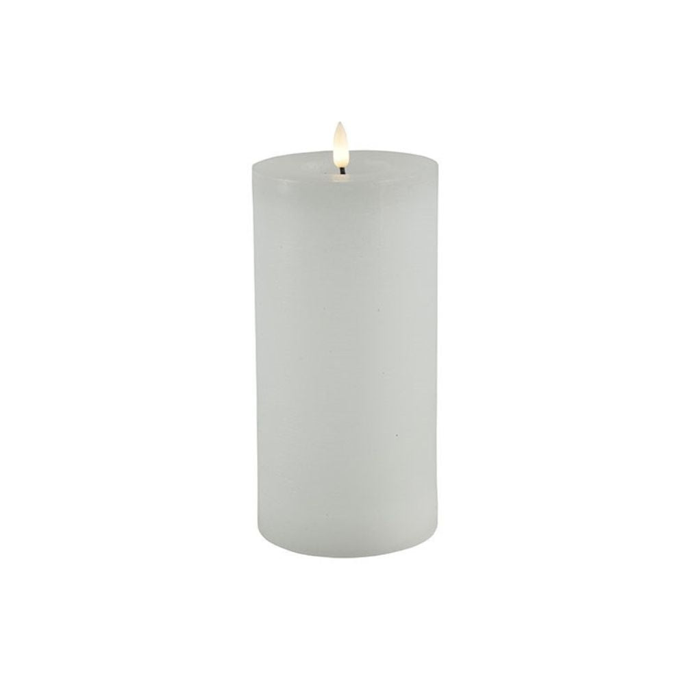 LED Stumpenkerze Rustikal Ø10CM