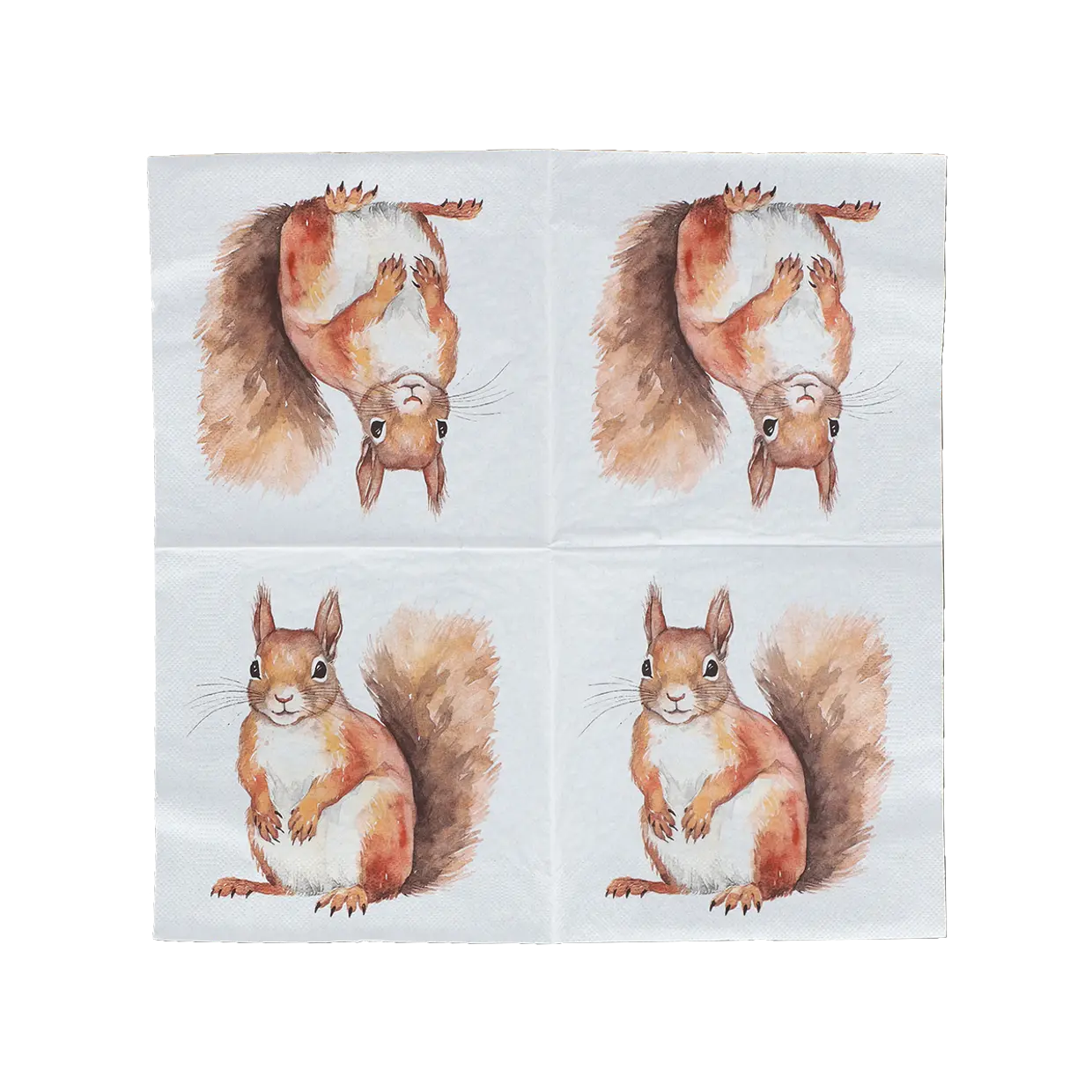 Papierservietten Eichhörnchen 33x33cm