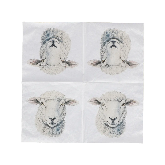 Papierservietten Schaf 33x33cm