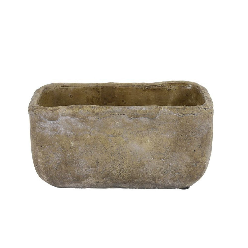 Übertopf Anton natur L17B9H8,5CM