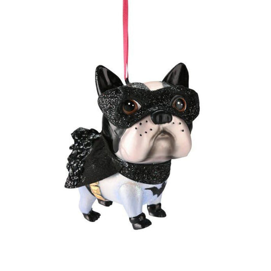 Hänger Hund Batdog, schwarz/silber