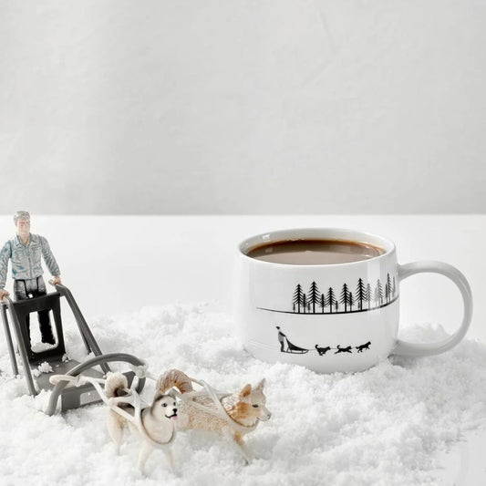 ASA Henkelbecher, sled dogs