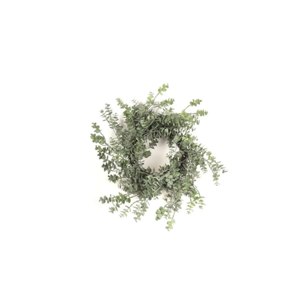 Decostar künstlicher Kranz eucalyptus S, grün – Das Wohngut