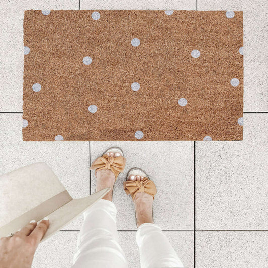 eulenschnitt_kokos_fussmatte_punkte_nature_75x45_Fm-035-ve_2