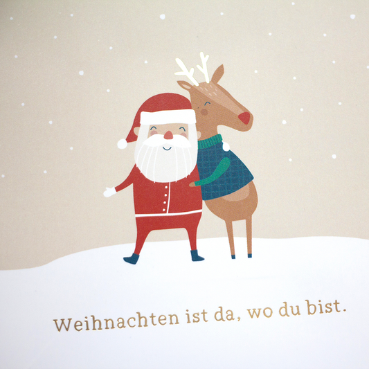 Geschenktüte klein Weihnachten ist da, wo du bist