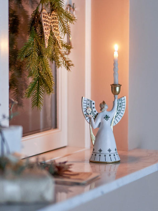 Bloomingville Kerzenhalter Evangeline weiß