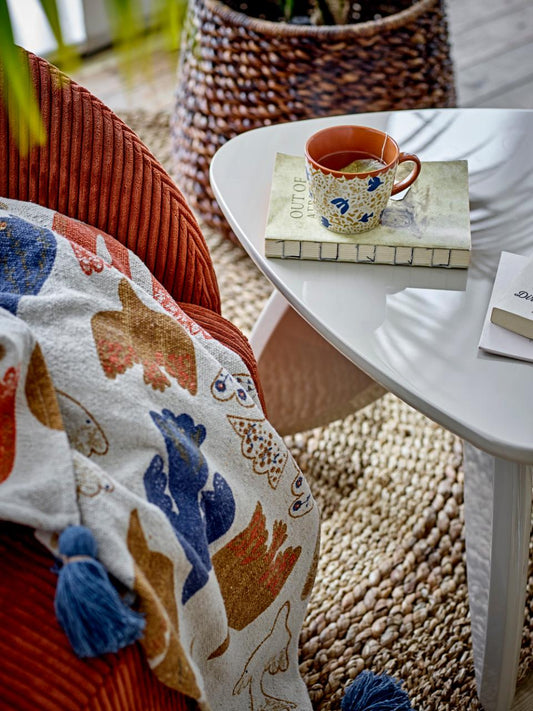 Bloomingville Anniversary Decke braun