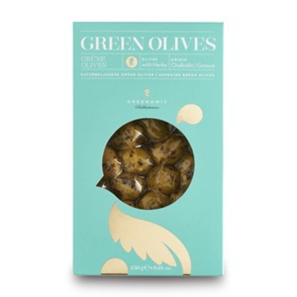 Greenomic Grüne Oliven mit Stein