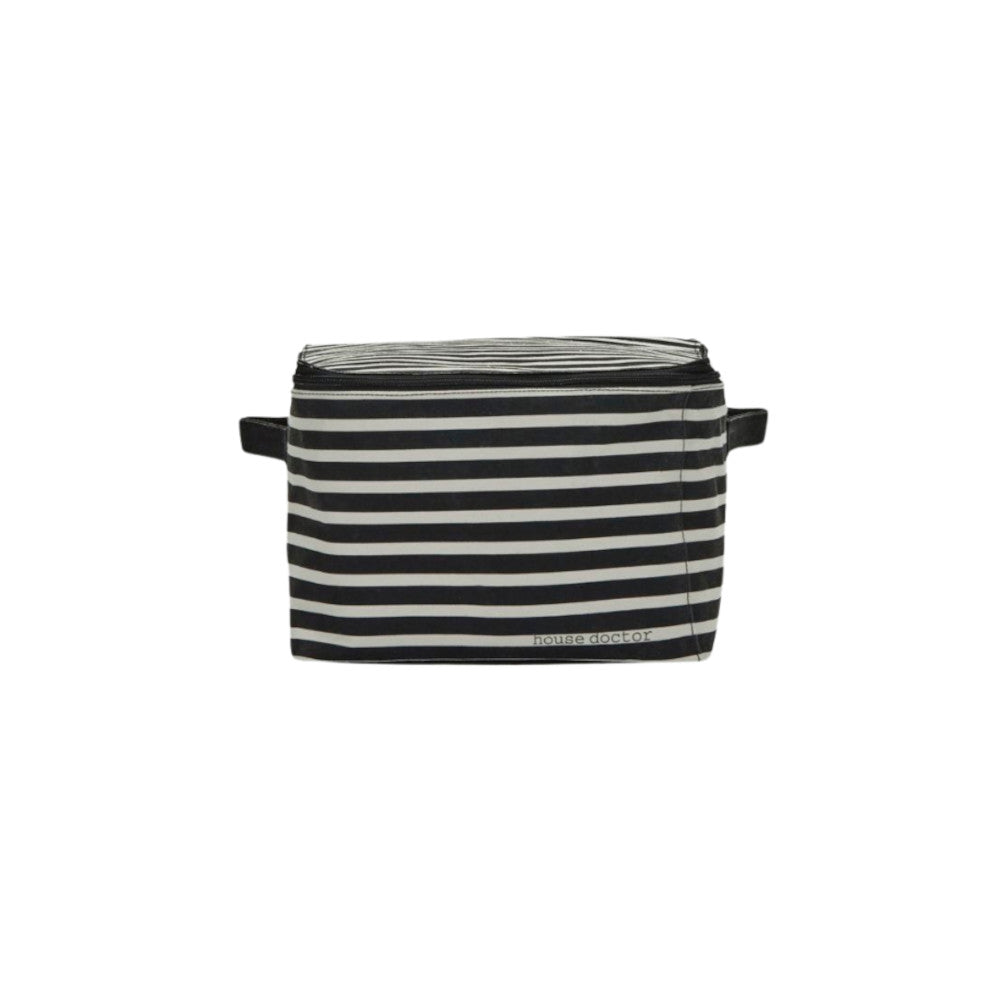 House Doctor Tasche, schwarz/off-white – Das Wohngut