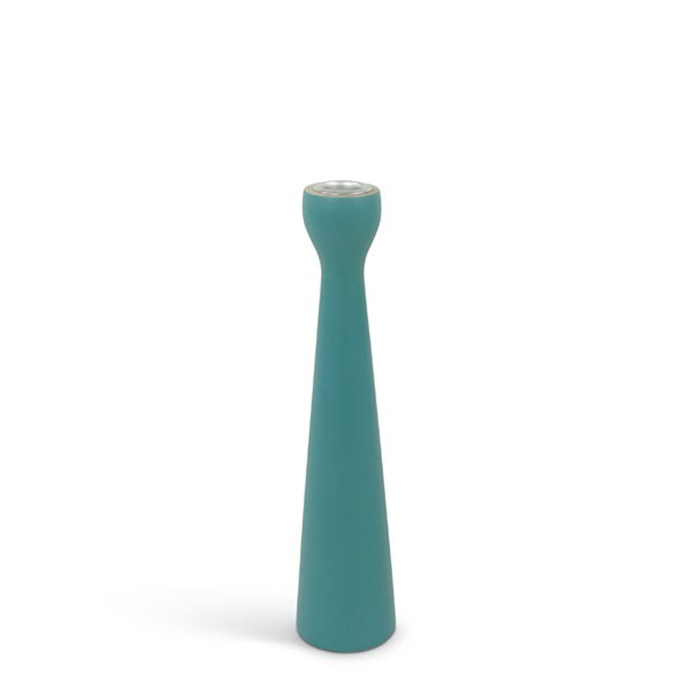 kinta_kerzenhalter_holz_25cm_turquoise_100276