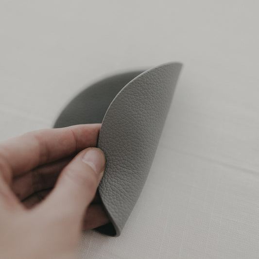 Eulenschnitt Wendbare Untersetzer Rundum glücklich 2er Set Grau