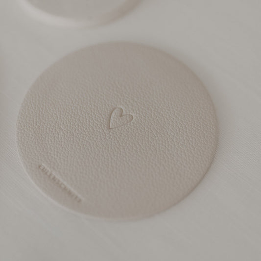 Eulenschnitt Wendbare Untersetzer Das Leben 2er Set Creme