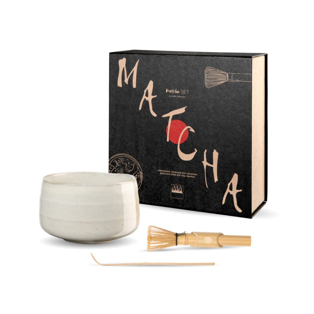 ASA moribana Matcha-Set hasu shiny 3tlg