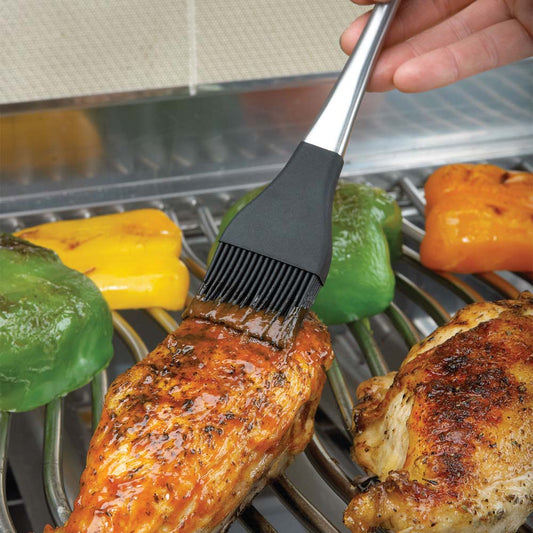 Napoleon PRO Marinade Pinsel, mit Edelstahlgriff und Silikonborsten