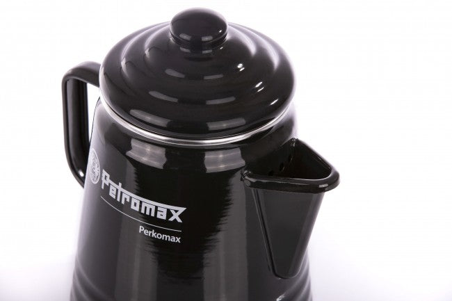 Petromax Emaille Perkolator 1,3 l, schwarz