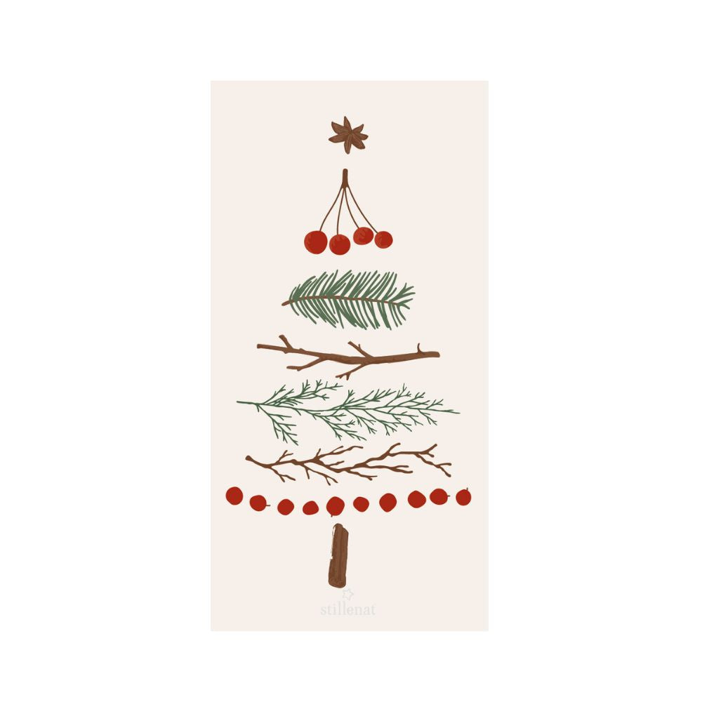 Ib Laursen Papierserviette Tannenbaum