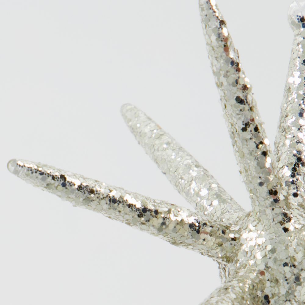 House Doctor Stern Silber – glitzerndes Ornament für Weihnachten