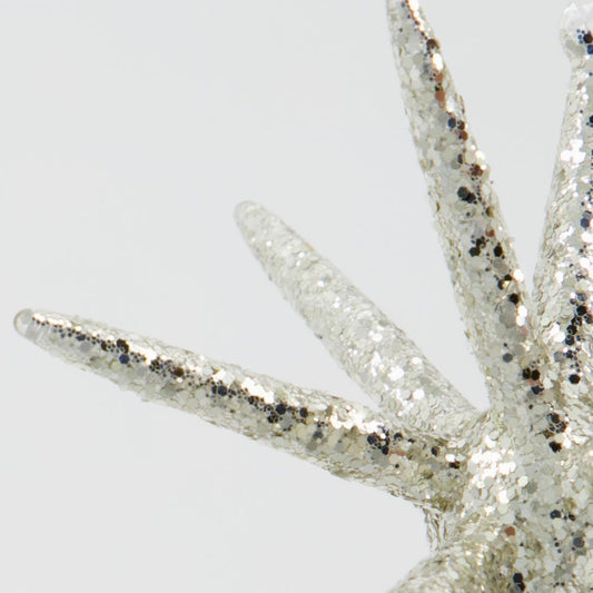 House Doctor Stern Silber – glitzerndes Ornament für Weihnachten