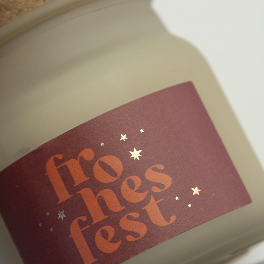 Wohlfühl-Kerze Frohes Fest