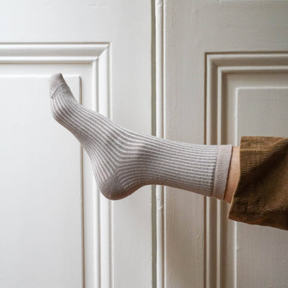KLUE Glitter-Lurex-Socken aus umweltfreundlichem Lyocell | Mondlicht