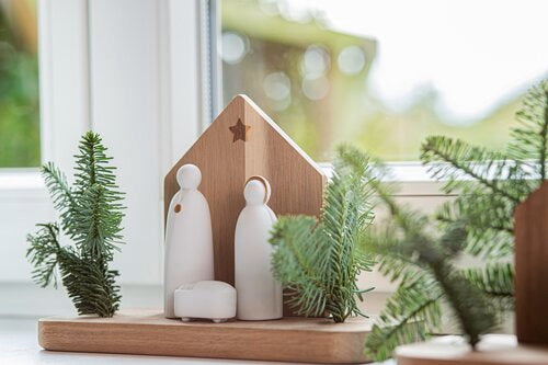 Räder Weihnachtslandschaft Krippe 22x10x15,5cm