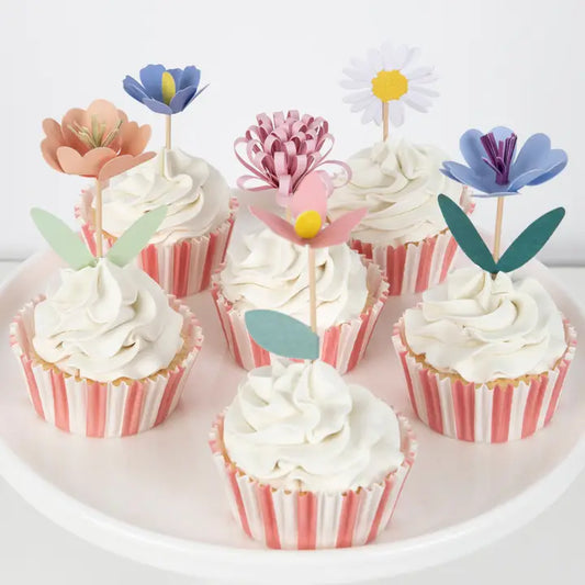 MeriMeri Blumengarten Cupcake-Set
