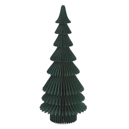 Honeycomb Tannenbaum aus Papier/Pappe Grün (B/H/T) 19x45x19cm