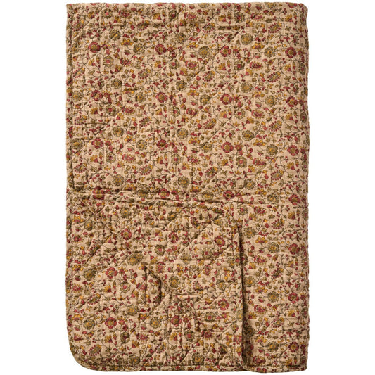 Ib Laursen Quilt braun, rot, orange