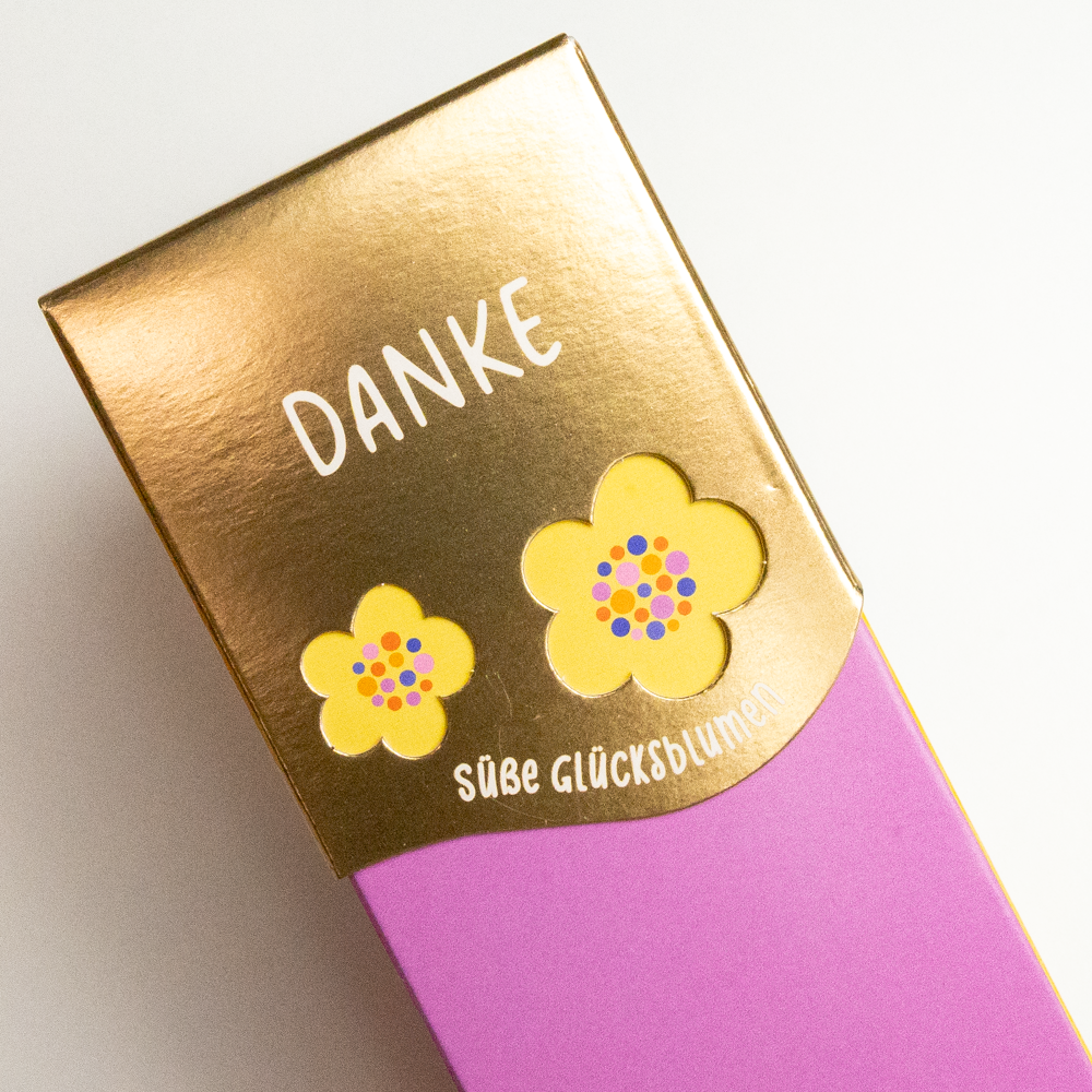Süße Glücksblumen Danke
