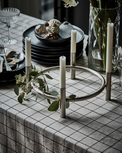 House Doctor Kerzenhalter Advent Silber