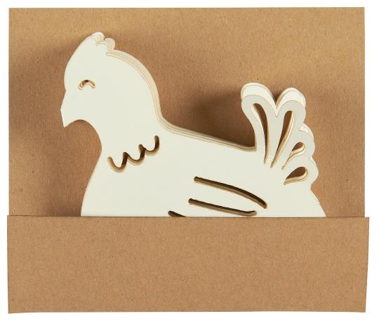 Ib Laursen Oster-Tischdekoration Hühner selbststehend