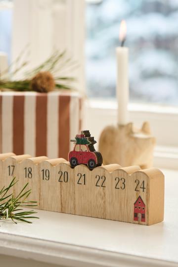 Ib Laursen Weihnachtskalender 1-24 fahrendes Auto